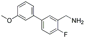 (4-FLUORO-3'-METHOXY[1,1'-BIPHENYL]-3-YL)-METHANAMINE 结构式