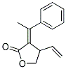 3-[1-PHENYL-ETH-(E)-YLIDENE]-4-VINYL-DIHYDRO-FURAN-2-ONE 结构式