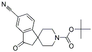 TERT-BUTYL 5-CYANO-3-OXO-2,3-DIHYDROSPIRO[INDENE-1,4'-PIPERIDINE]-1'-CARBOXYLATE 结构式