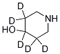 4-Hydroxypiperidine-3,3,4,5,5-d5 结构式