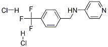 PYRIDIN-4-YL-(4-TRIFLUOROMETHYL-BENZYL)-AMINE DIHYDROCHLORIDE 结构式