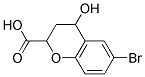 6-BROMO-4-HYDROXYCHROMANE-2-CARBOXYLIC ACID 结构式