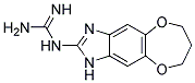 N-7,8-DIHYDRO-1H,6H-[1,4]DIOXEPINO[2,3-F]BENZIMIDAZOL-2-YLGUANIDINE 结构式