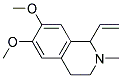 6,7-DIMETHOXY-2-METHYL-1-VINYL-1,2,3,4-TETRAHYDRO-ISOQUINOLINE 结构式