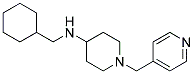 N-(CYCLOHEXYLMETHYL)-1-(PYRIDIN-4-YLMETHYL)PIPERIDIN-4-AMINE 结构式