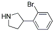 3-(2-BROMOPHENYL)PYRROLIDINE 结构式