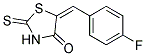 5-(4-Fluorobenzylidene)-2-thioxo-1,3-thiazolidin-4-one 结构式