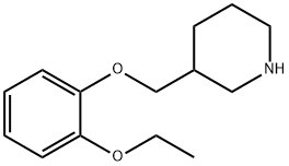 3-[(2-ETHOXYPHENOXY)METHYL]PIPERIDINE 结构式