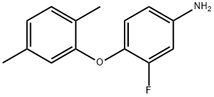 4-(2,5-DIMETHYLPHENOXY)-3-FLUOROANILINE 结构式
