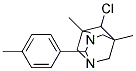 6-CHLORO-5,7-DIMETHYL-2-(4-METHYLPHENYL)-1,3-DIAZATRICYCLO[3.3.1.1(3,7)]DECANE 结构式