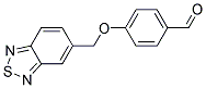 4-(2,1,3-BENZOTHIADIAZOL-5-YLMETHOXY)-BENZENECARBALDEHYDE 结构式