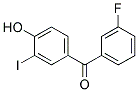 (3-FLUOROPHENYL)(4-HYDROXY-3-IODOPHENYL)METHANONE 结构式