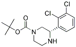 (S)-3-(2,3-DICHLORO-PHENYL)-PIPERAZINE-1-CARBOXYLIC ACID TERT-BUTYL ESTER 结构式