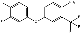4-(3,4-DIFLUOROPHENOXY)-2-(TRIFLUOROMETHYL)ANILINE 结构式