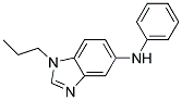 PHENYL-(1-PROPYL-1H-BENZOIMIDAZOL-5-YL)-AMINE 结构式