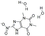 8-Nitrotheophyllin dihydrate 结构式