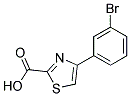 4-(3-BROMO-PHENYL)-THIAZOLE-2-CARBOXYLIC ACID 结构式
