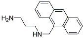N1-ANTHRACEN-9-YLMETHYL-PROPANE-1,3-DIAMINE 结构式
