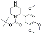 (S)-2-(2,4,5-TRIMETHOXY-PHENYL)-PIPERAZINE-1-CARBOXYLIC ACID TERT-BUTYL ESTER 结构式