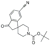 TERT-BUTYL 6-CYANO-3-OXO-2,3-DIHYDROSPIRO[INDENE-1,4'-PIPERIDINE]-1'-CARBOXYLATE 结构式