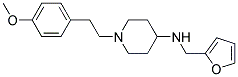 N-(2-FURYLMETHYL)-1-[2-(4-METHOXYPHENYL)ETHYL]PIPERIDIN-4-AMINE 结构式