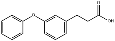 3-(3-苯氧基苯基)丙酸 结构式