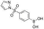 4-(1H-PYRAZOL-1-YLSULFONYL)PHENYLBORONIC ACID 结构式