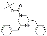 (3S,5S)-3,5-DIBENZYL-PIPERAZINE-1-CARBOXYLIC ACID TERT-BUTYL ESTER 结构式