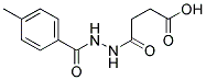 4-[N'-(4-METHYL-BENZOYL)-HYDRAZINO]-4-OXO-BUTYRIC ACID 结构式