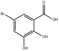 5-BROMO-2,3-DIHYDROXY-BENZOIC ACID 结构式