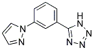 5-[3-(1H-PYRAZOL-1-YL)PHENYL]-1H-TETRAZOLE 结构式