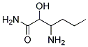 3-AMINO-2-HYDROXY-HEXANOIC ACID AMIDE 结构式