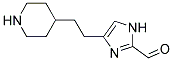 4-(2-PIPERIDIN-4-YLETHYL)IMIDAZOLE-2-CARBALDEHYDE 结构式