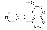 3-Amino-5-(4-methyl-piperazin-1-yl)-2-nitro-benzoic acid methyl ester 结构式