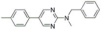 N-Benzyl-N-methyl-5-(4-methylphenyl)pyrimidin-2-amine 结构式