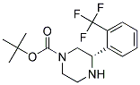(S)-3-(2-TRIFLUOROMETHYL-PHENYL)-PIPERAZINE-1-CARBOXYLIC ACID TERT-BUTYL ESTER 结构式