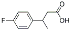 3-(4-FLUORO-PHENYL)-BUTYRIC ACID 结构式