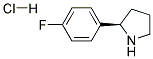 (R)-2-(4-氟苯基)吡咯烷盐酸盐 结构式