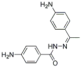 4-AMINO-BENZOIC ACID [1-(4-AMINO-PHENYL)-ETHYLIDENE]-HYDRAZIDE 结构式