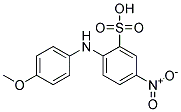 4-NITRO-4'-METHOXY-DIPHENYL AMINE-2-SULFONIC ACID 结构式