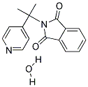 N-[DIMETHYL-(PYRIDIN-4-YL)METHYL]PHTHALIMIDE, HYDRATE 结构式