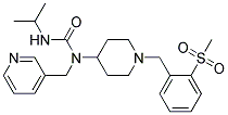 N'-ISOPROPYL-N-(1-[2-(METHYLSULFONYL)BENZYL]PIPERIDIN-4-YL)-N-(PYRIDIN-3-YLMETHYL)UREA 结构式