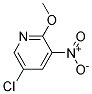 5-CHLORO-2-METHOXY-3-NITRO-PYRIDINE 结构式