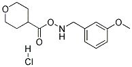 4-(3-Methoxy-benzylamino)-tetrahydro-pyran-4-carboxylic acid hydrochloride 结构式