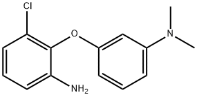 N-[3-(2-AMINO-6-CHLOROPHENOXY)PHENYL]-N,N-DIMETHYLAMINE 结构式