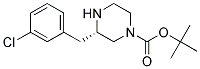 (S)-3-(3-CHLORO-BENZYL)-PIPERAZINE-1-CARBOXYLIC ACID TERT-BUTYL ESTER 结构式