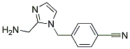 4-(2-AMINOMETHYL-IMIDAZOL-1-YLMETHYL)-BENZONITRILE 结构式