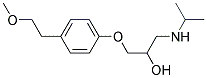 METOPROLOL IMPURITY A(2RS)-1-(ETHYLAMINO)-3-[4-(2-METHOXYETHYL)PHENOXY]PROPAN-2-OL EPY(CRM STANDARD) 结构式