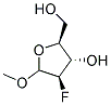 (2S,3S,4R)-4-FLUORO-2-HYDROXYMETHYL-5-METHOXY-TETRAHYDRO-FURAN-3-OL 结构式