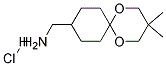 (3,3-DIMETHYL-1,5-DIOXA-SPIRO[5.5]UNDEC-9-YL)-METHYL-AMINE, HYDROCHLORIDE 结构式